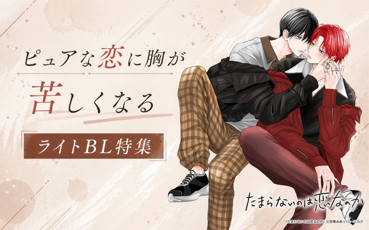 ピュアな恋に胸が苦しくなる ライトBL特集