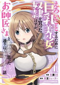 【期間限定　無料お試し版　閲覧期限2026年7月9日】えろいことするために巨乳美少女奴隷を買ったはずが、お師匠さまと慕われて思った通りにいかなくなる話1巻の表紙